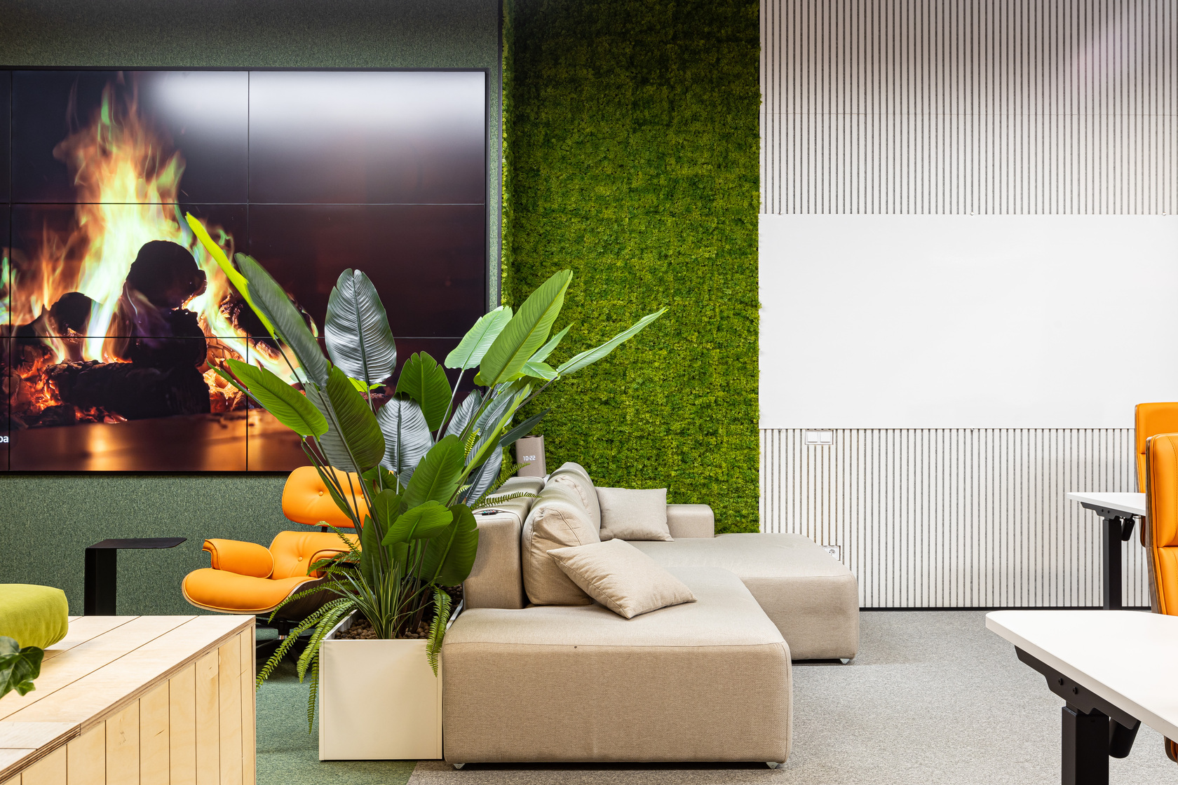 Call center office — interior view
