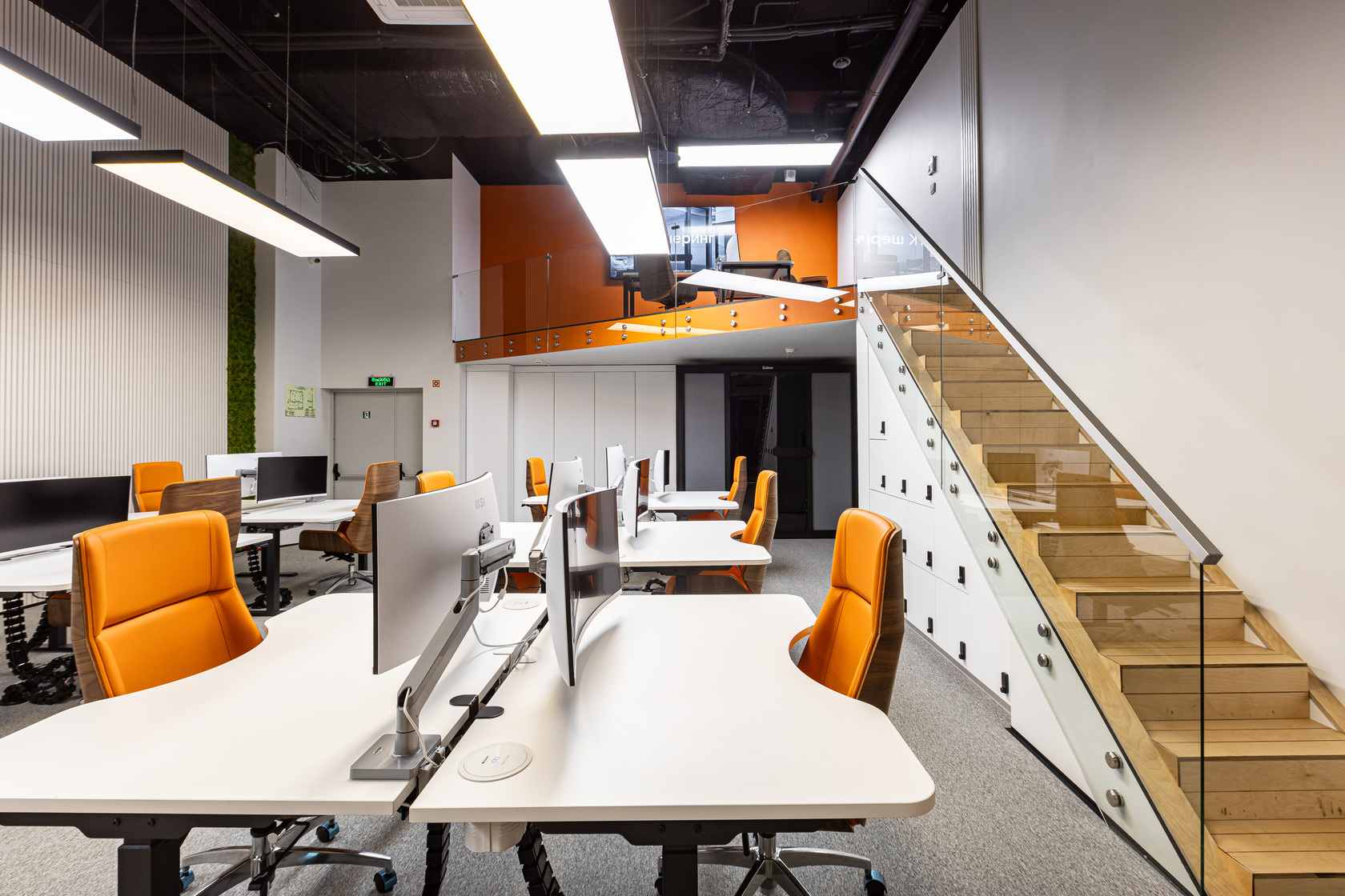 Call center office — interior view