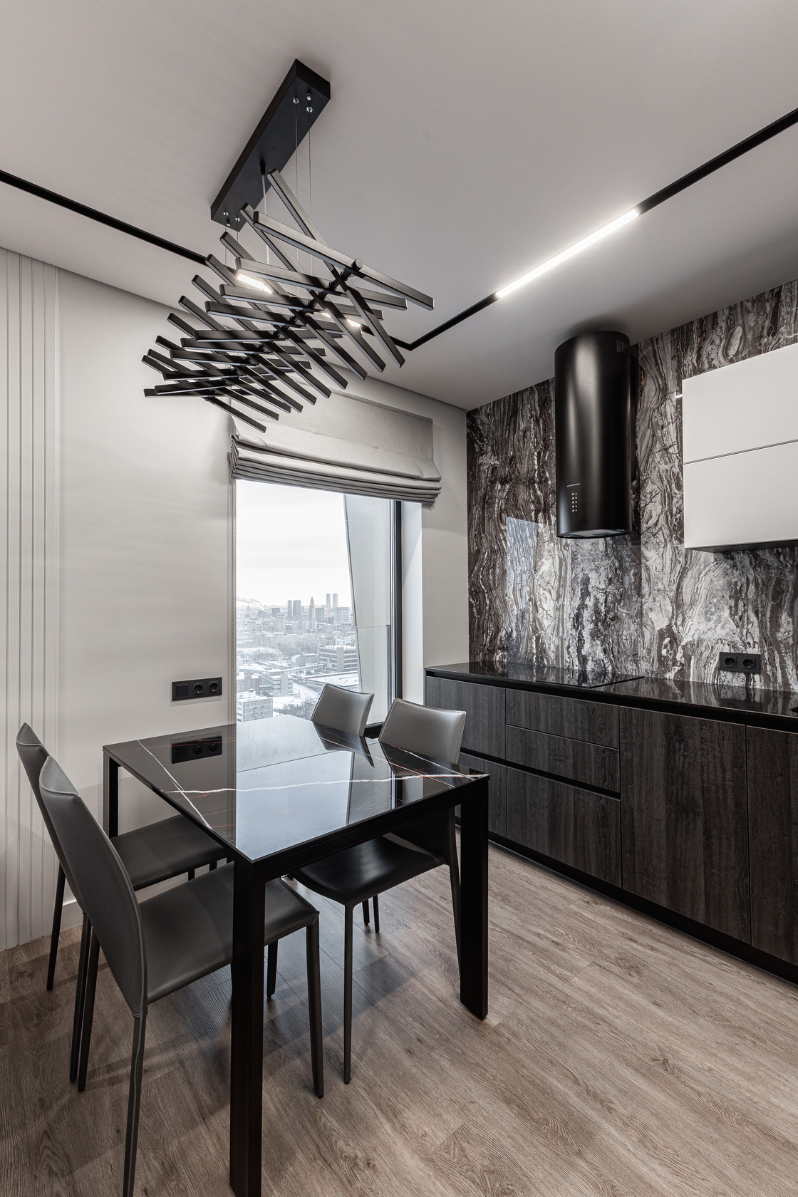 Contemporary Grey Interior — view 2